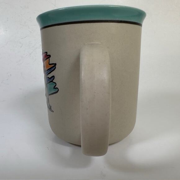 Chesapeake Bay Bridge-Tunnel Stoneware Mug Cup Japan Souvenir Lighthouse VTG - Picture 8 of 11